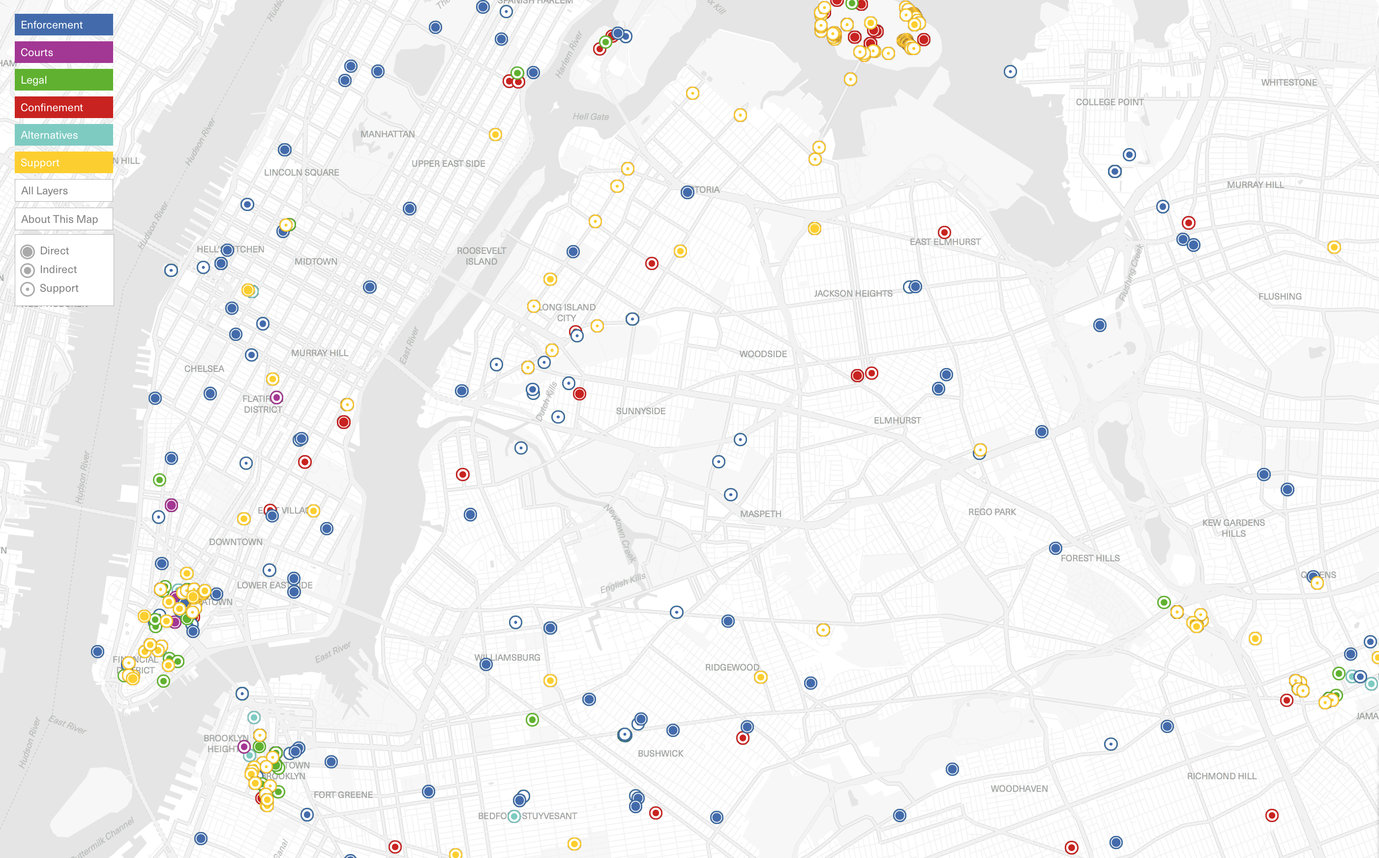 Locations of Justice