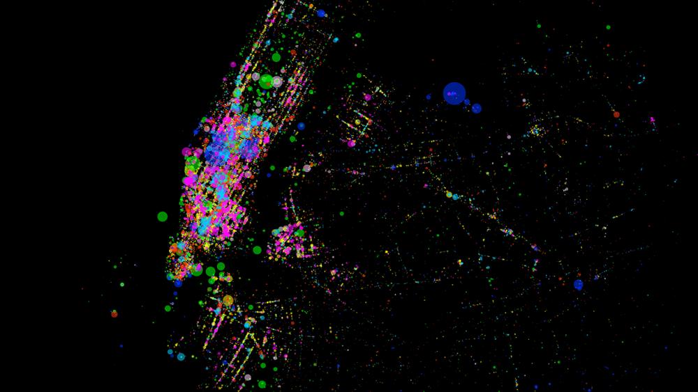 NYC Candy Map Fourquare 