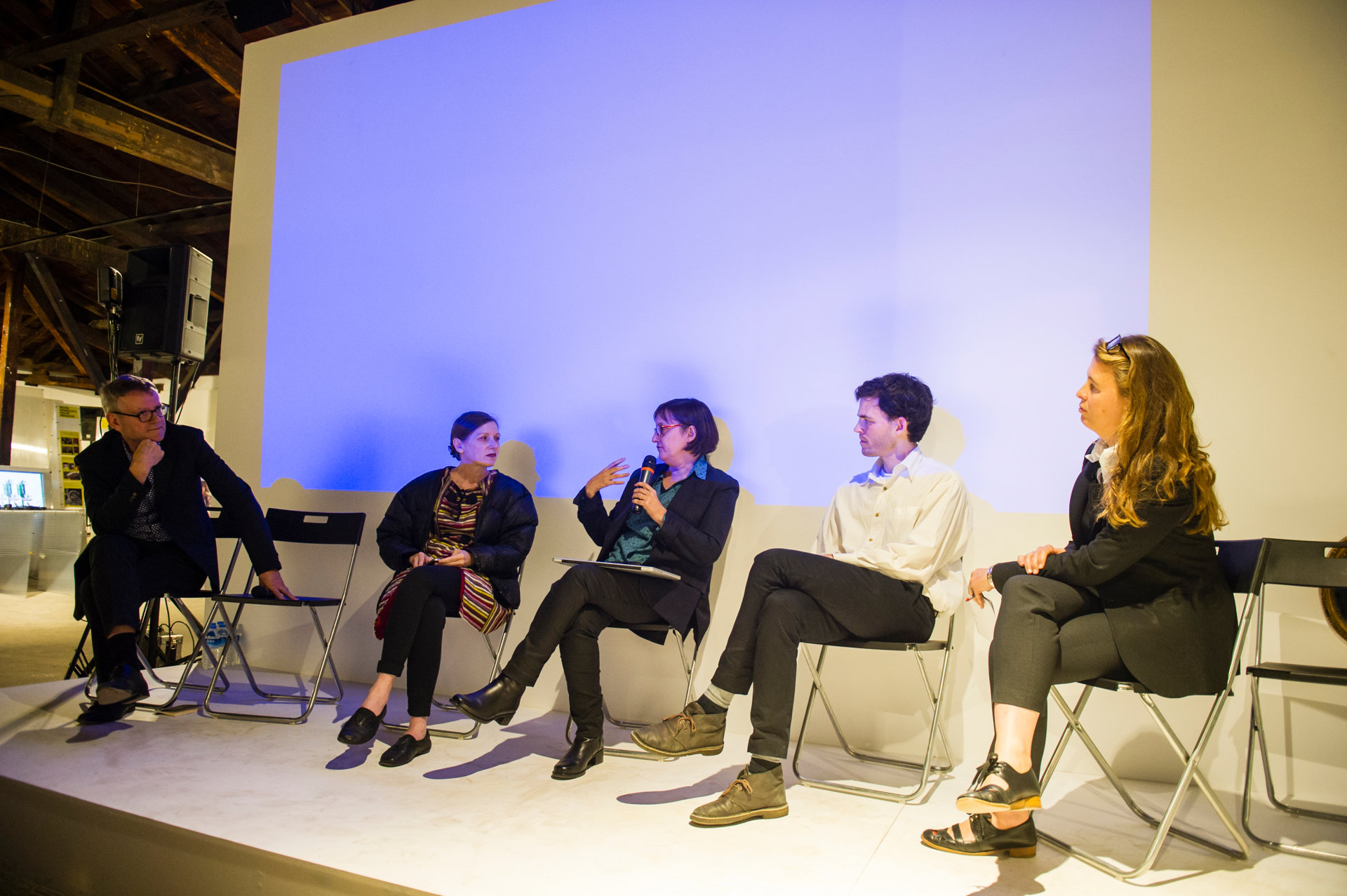 Photo of Panel Discussion at 3rd Istanbul Design Biennial SUPERHUMANITY TALKS