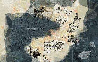 Urban damage in neighborhoods designated as informal