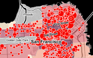 Captial Improvement Evictions (1997-2019), San Francisco, Anti-Eviction Mapping Project