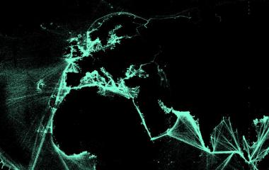 GPS pings from oil and other energy carrying vessels