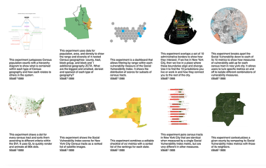 Main page of census explorations