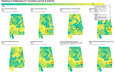 County Level Indices Comparison