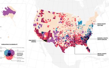 Overlapping Vulnerability: SVI, Eviction & COVID-19 Map