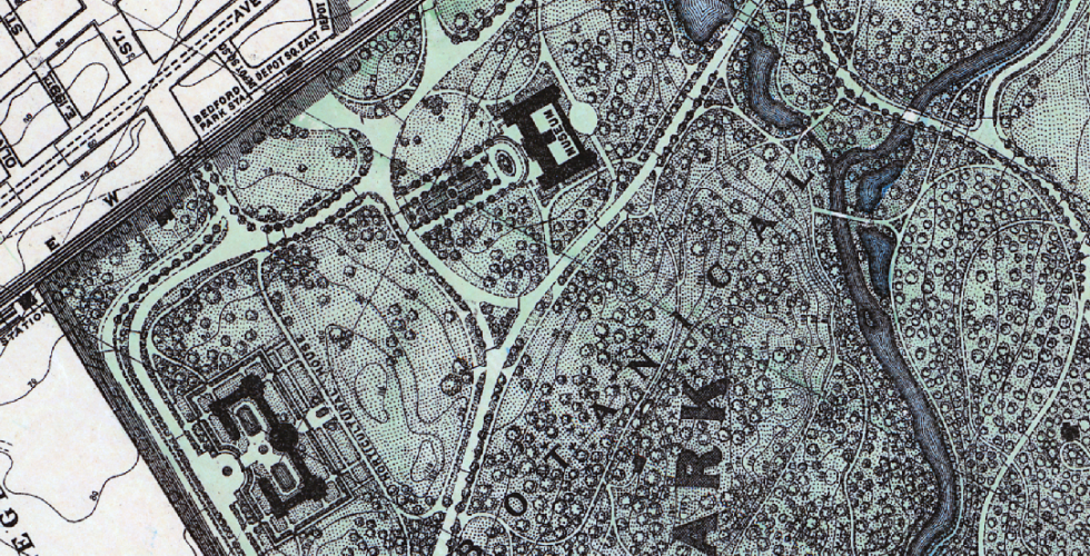 1902 map of "the Borough of the Bronx, City of New York, lying easterly of the Bronx River."