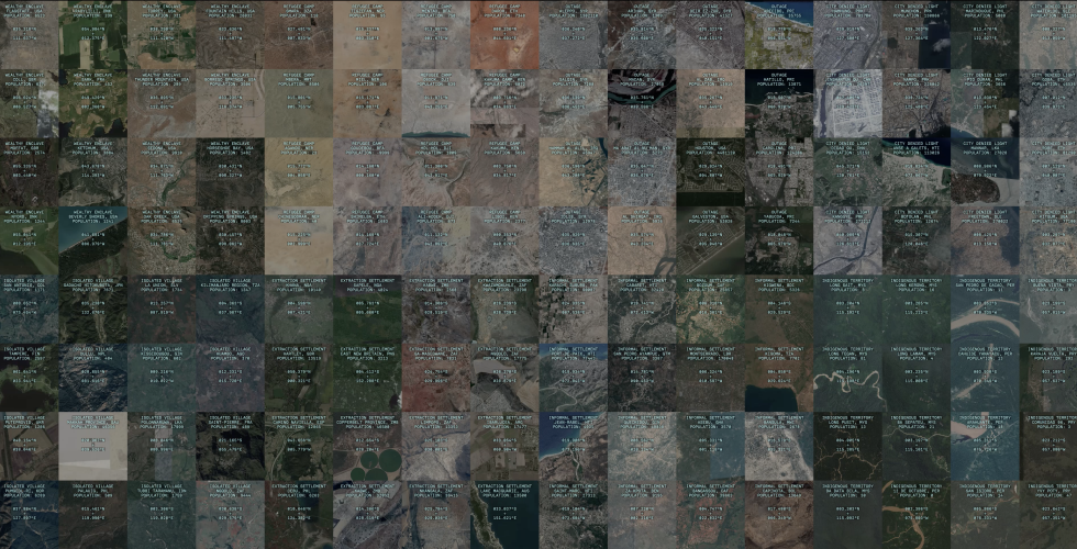 Day View: Dark yet populated places are dispersed across the globe.