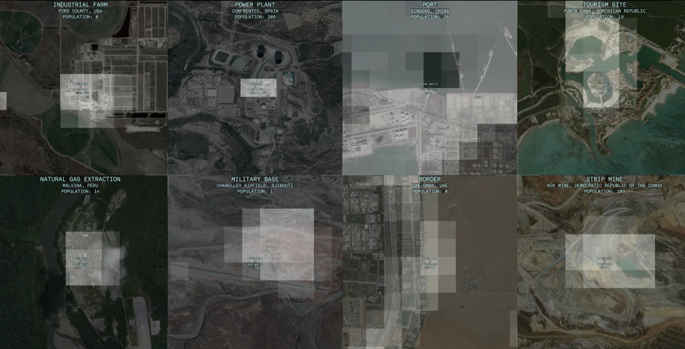 There are many kinds of bright locations with very few inhabitants.