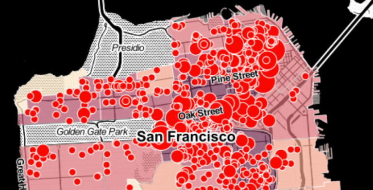 Captial Improvement Evictions (1997-2019), San Francisco, Anti-Eviction Mapping Project