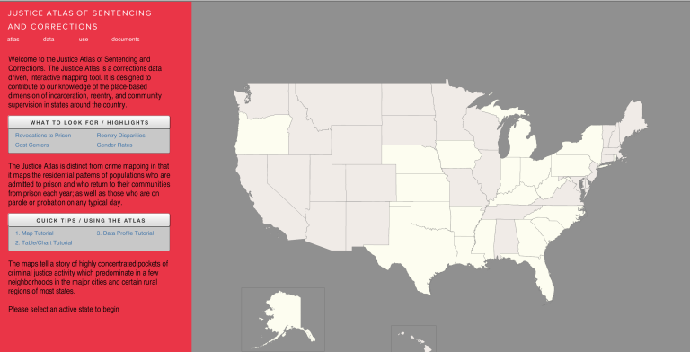 Justice Map Interface